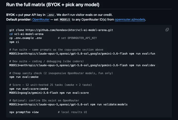 Screenshot 6 of VCL VibeBench