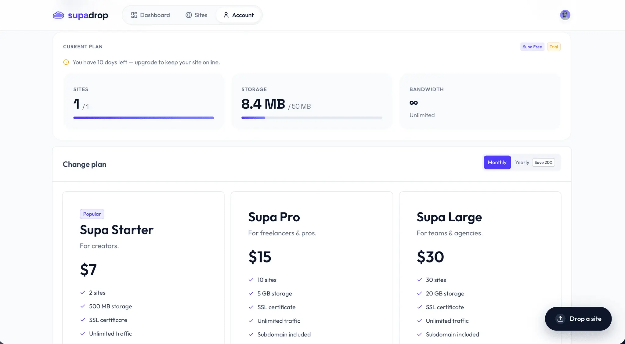 Screenshot 5 of Supadrop