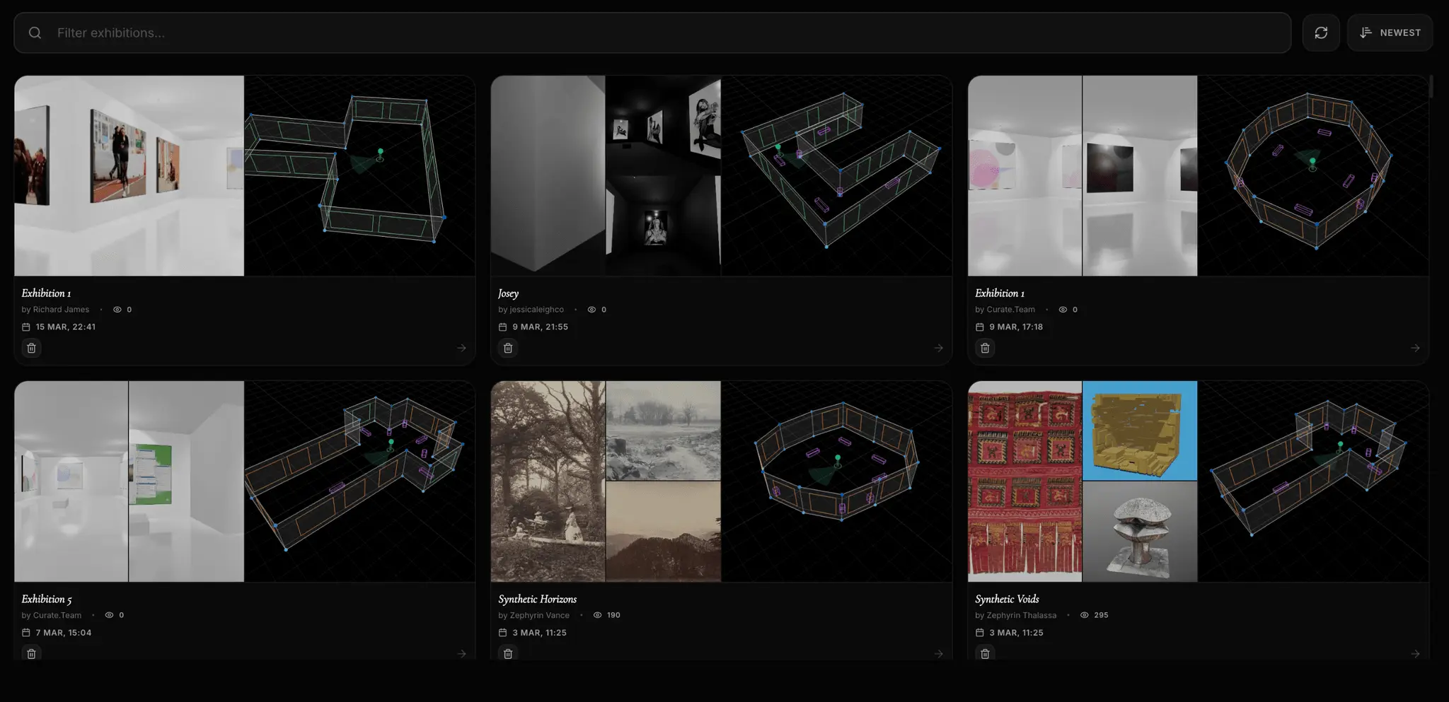 Screenshot 2 of CURATE.TOURS