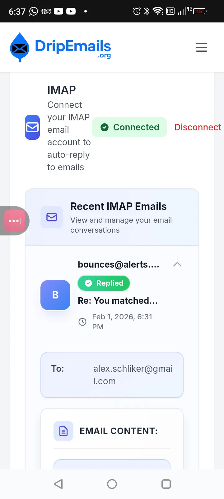 Screenshot 2 of DripEmail.org
