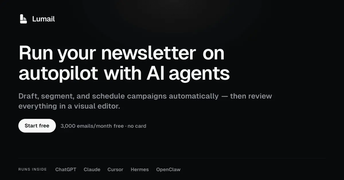 Screenshot 1 of Lumail.io