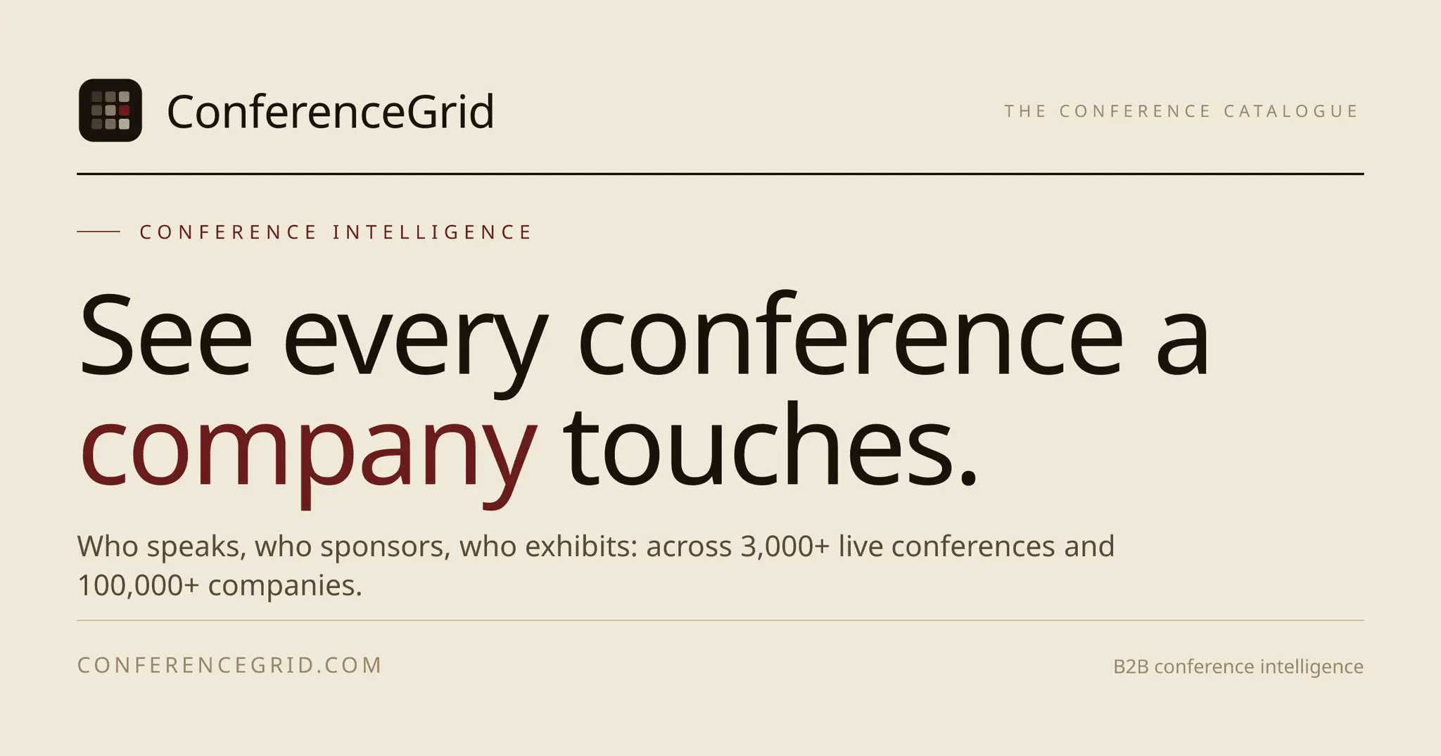 Screenshot 1 of ConferenceGrid