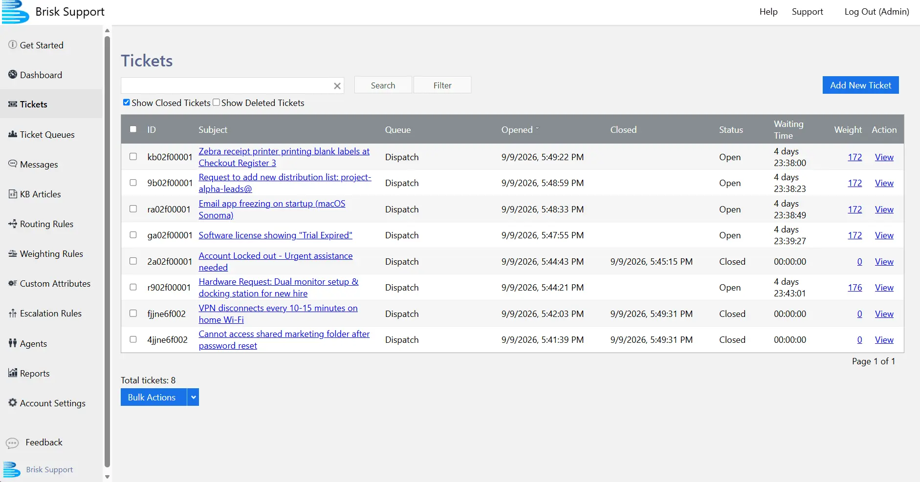 Screenshot 3 of Brisk Support