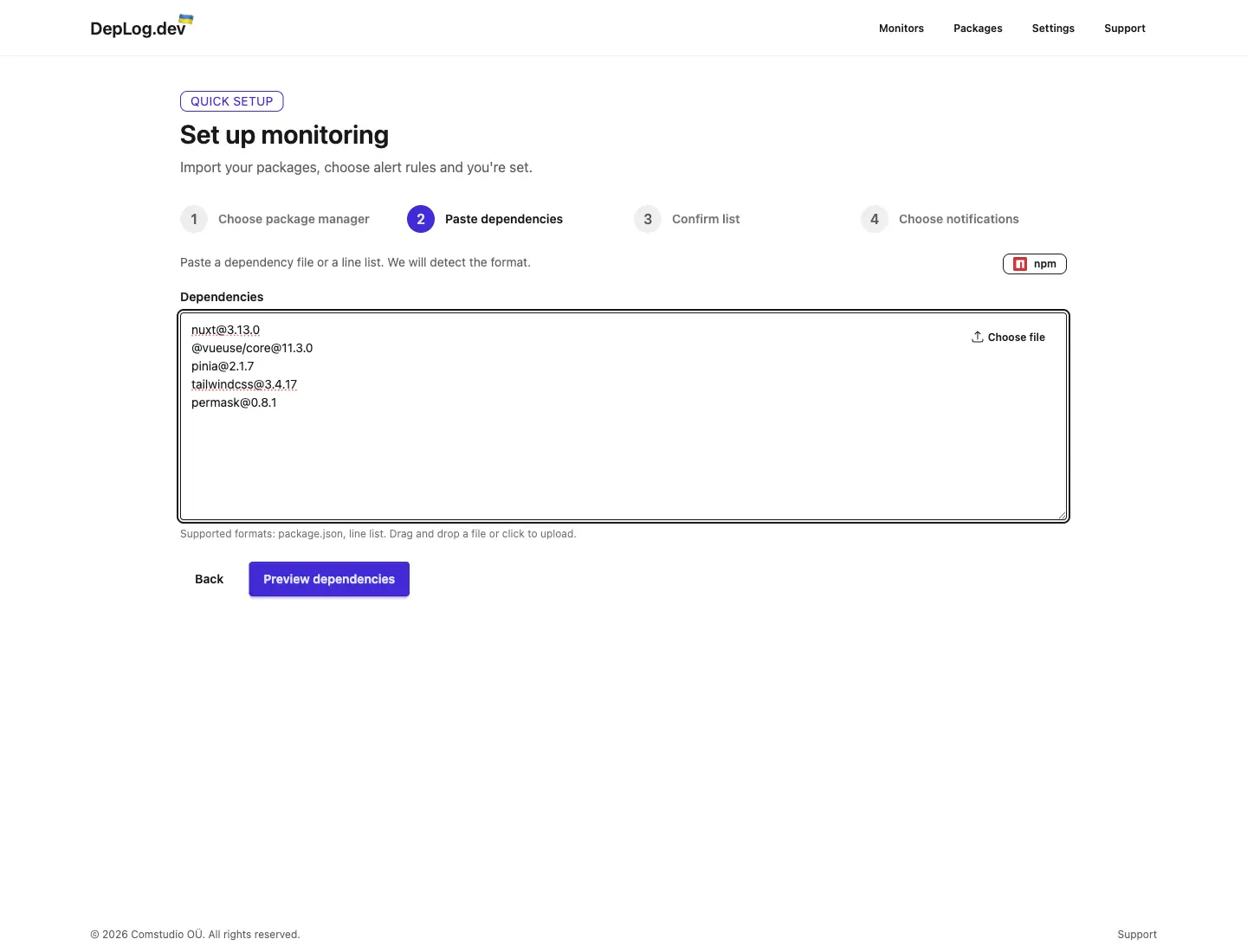 Screenshot 4 of DepLog