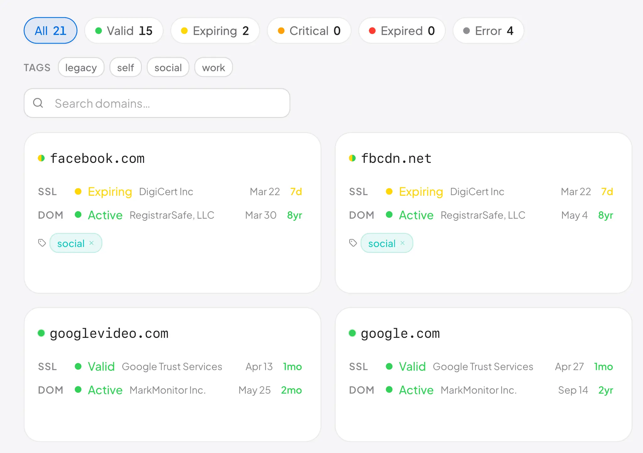 Screenshot 2 of RenewSignal