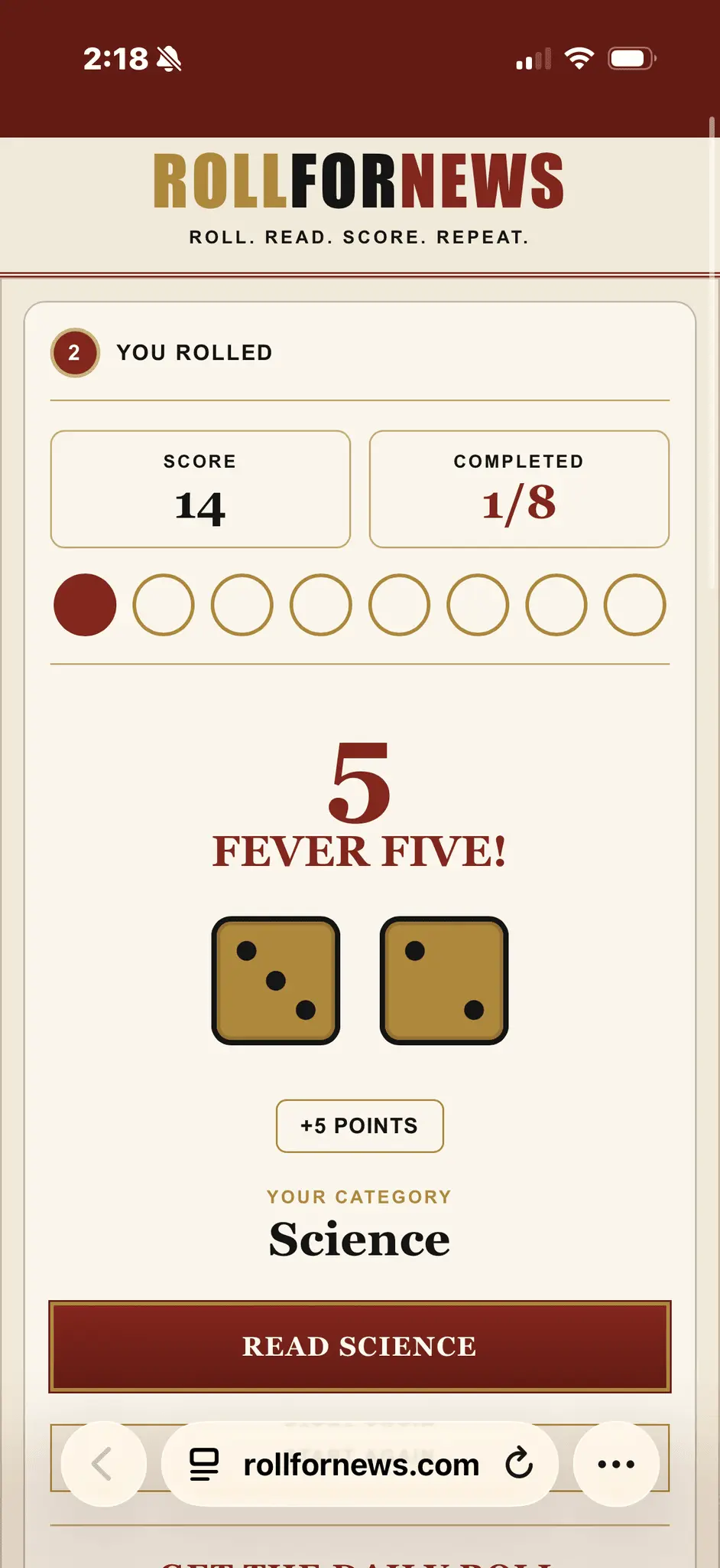 Screenshot 3 of ROLLFORNEWS