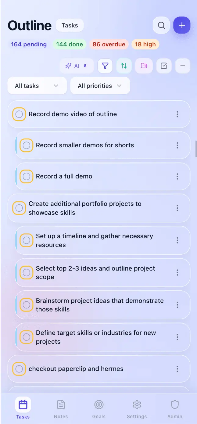 Screenshot 7 of Outline