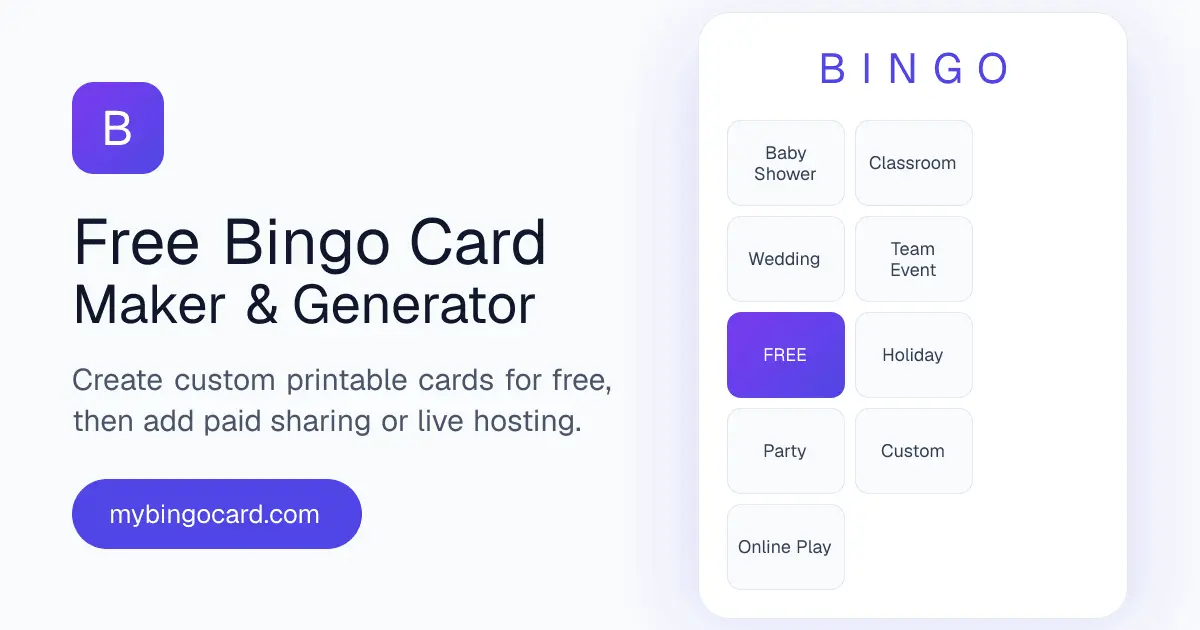 Screenshot 1 of MyBingoCard