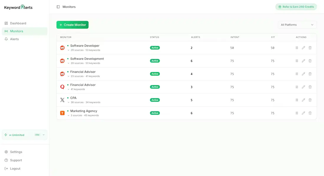 Screenshot 2 of TryKeywordAlerts