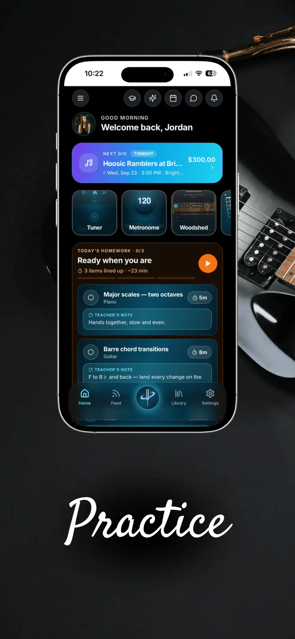 Screenshot 2 of TunedIn - Music Practice App