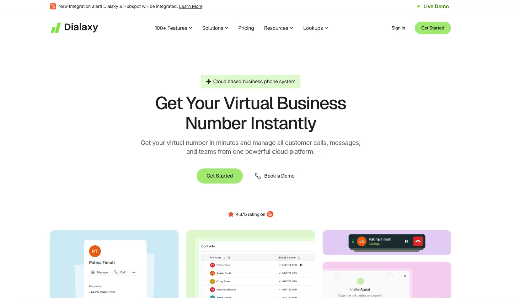 Screenshot 1 of Dialaxy Inc