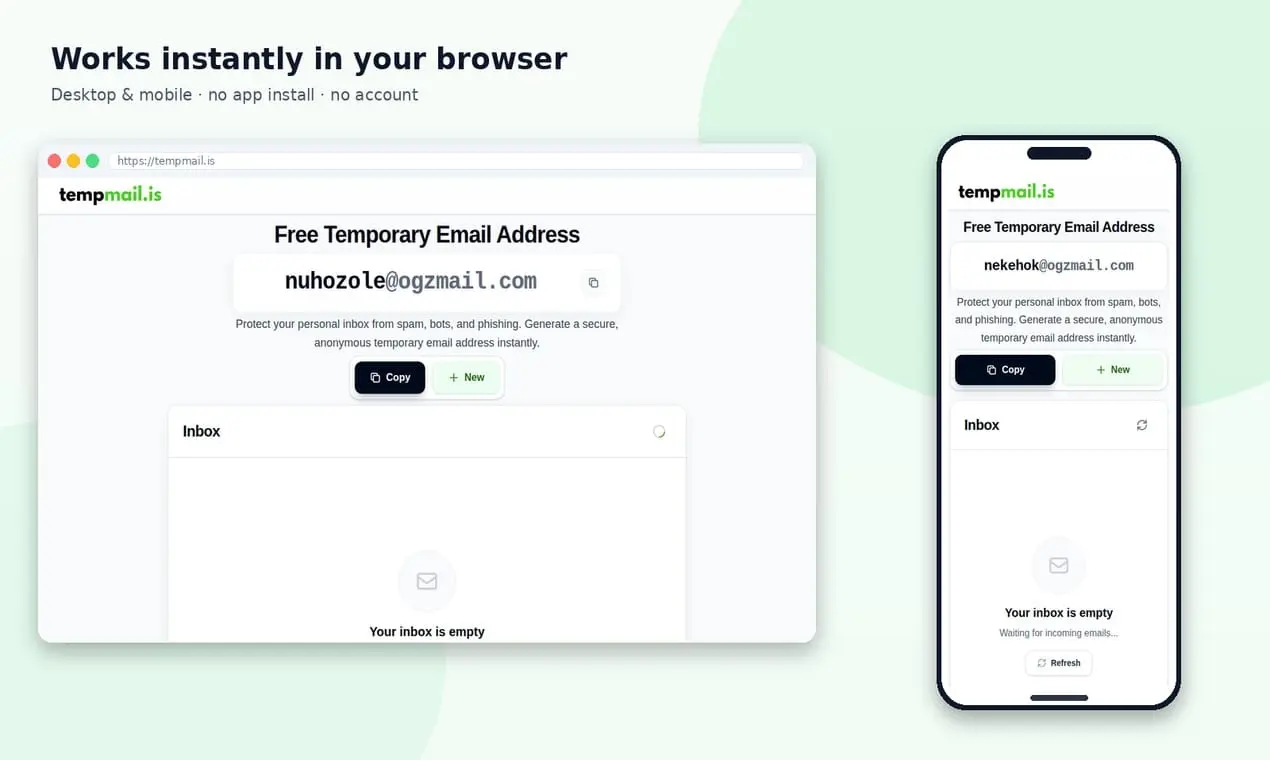 Screenshot 3 of Temp Mail