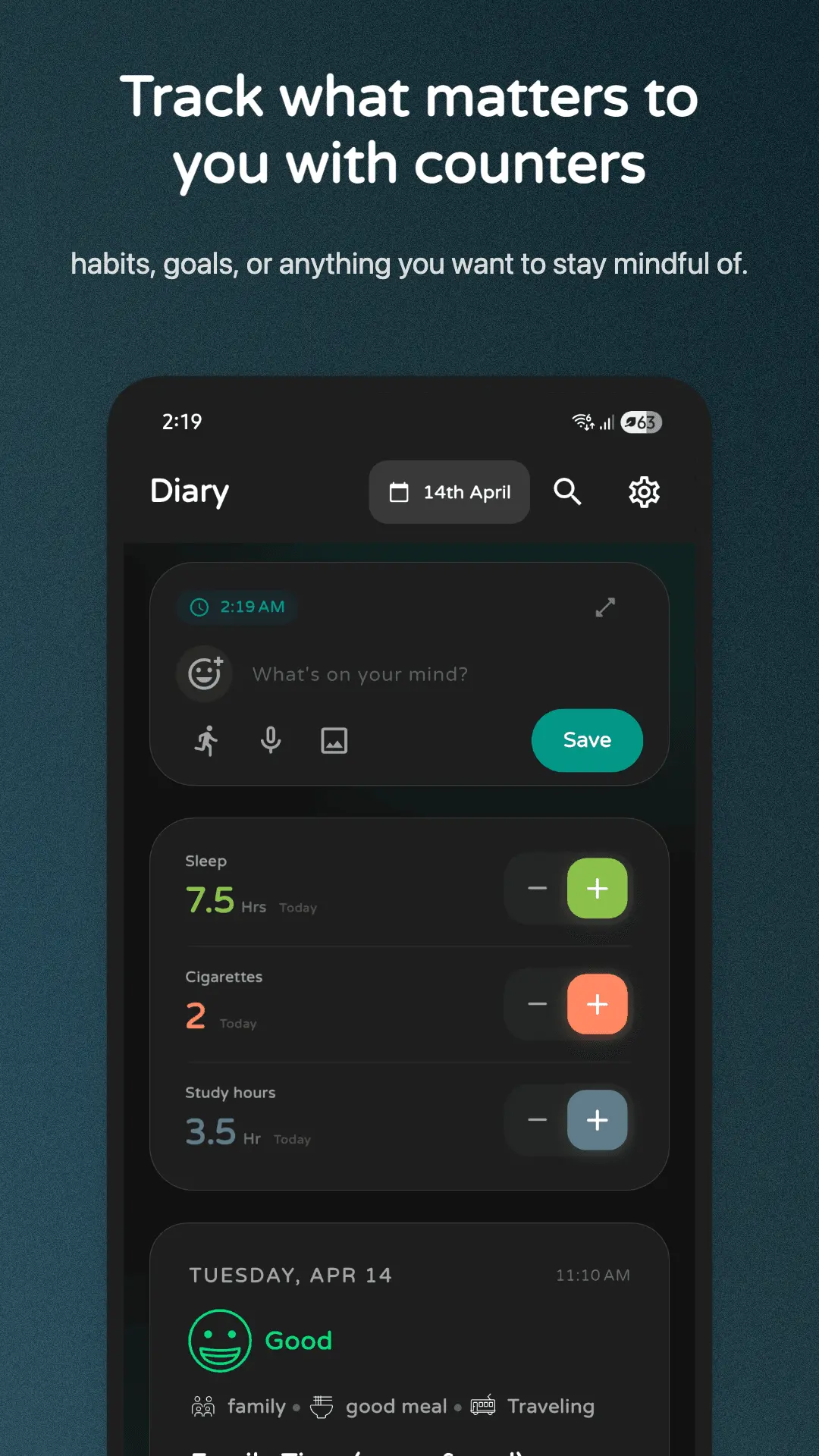 Screenshot 4 of My Days- Journal in Seconds, Not Minutes