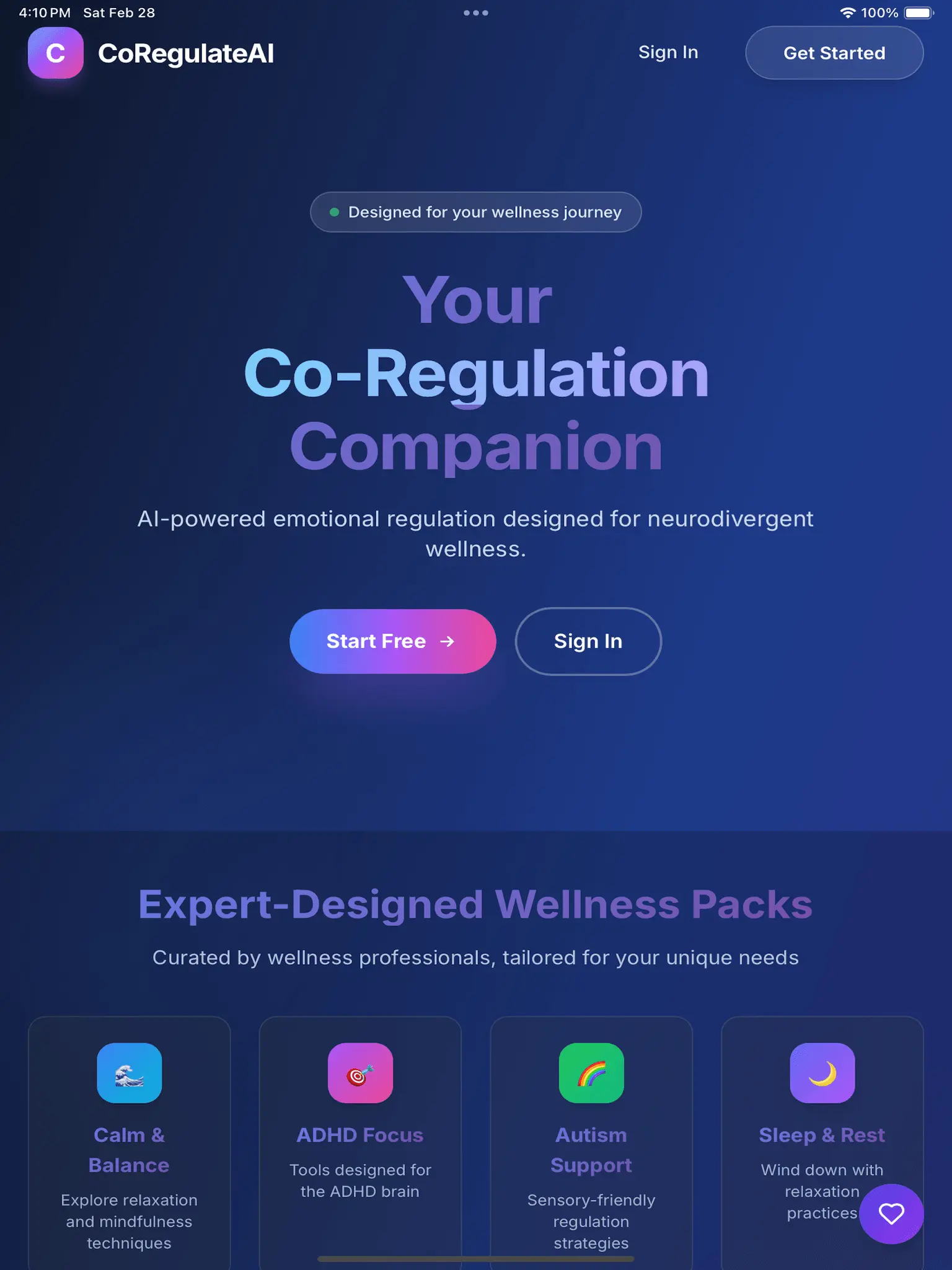 Screenshot 2 of CoRegulateAI