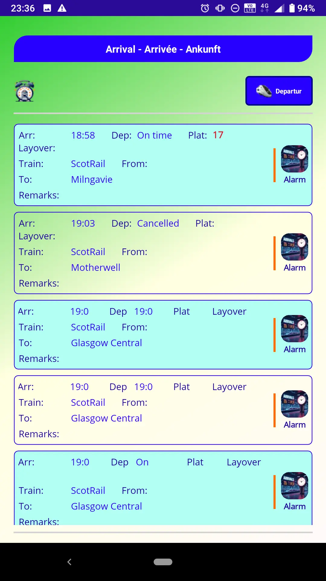 Screenshot 8 of EuroRail Tracker