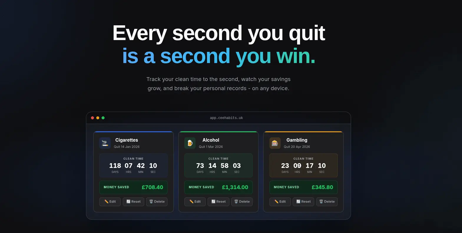 Screenshot 1 of CeeHabits