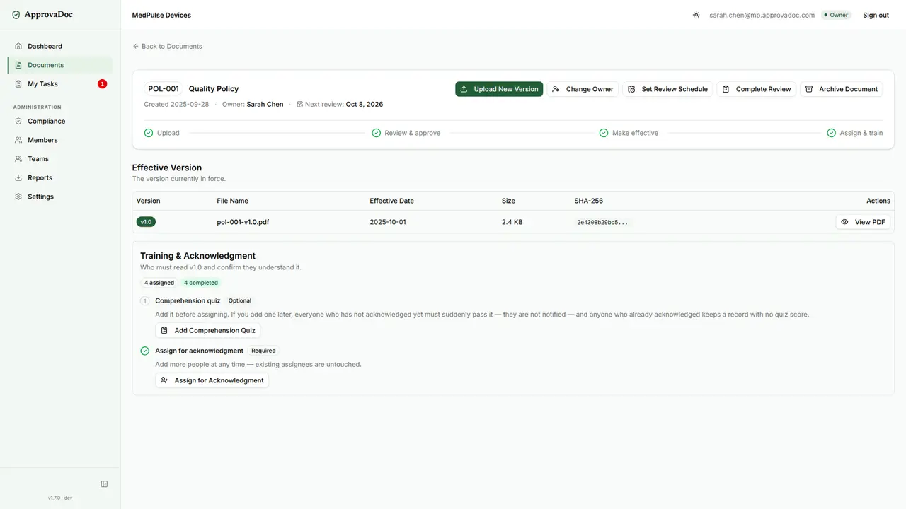 Screenshot 2 of ApprovaDoc