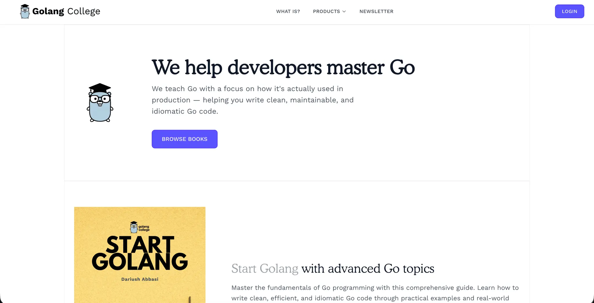 Screenshot 2 of Golang College