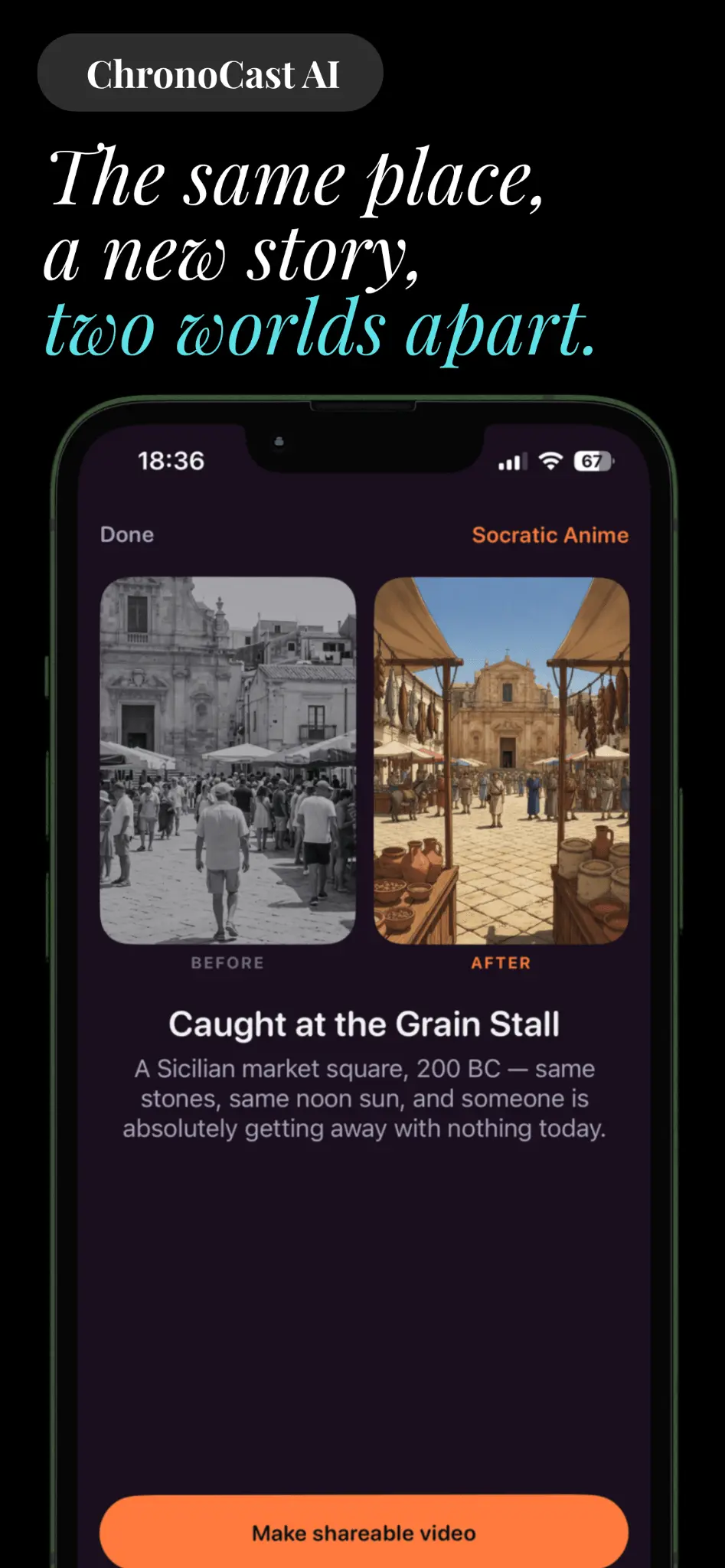 Screenshot 1 of ChronoCast AI