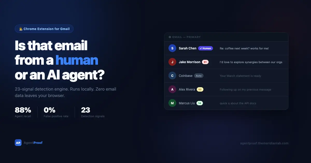 Screenshot 1 of AgentProof