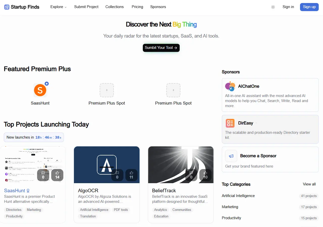 Screenshot 2 of Startup Finds