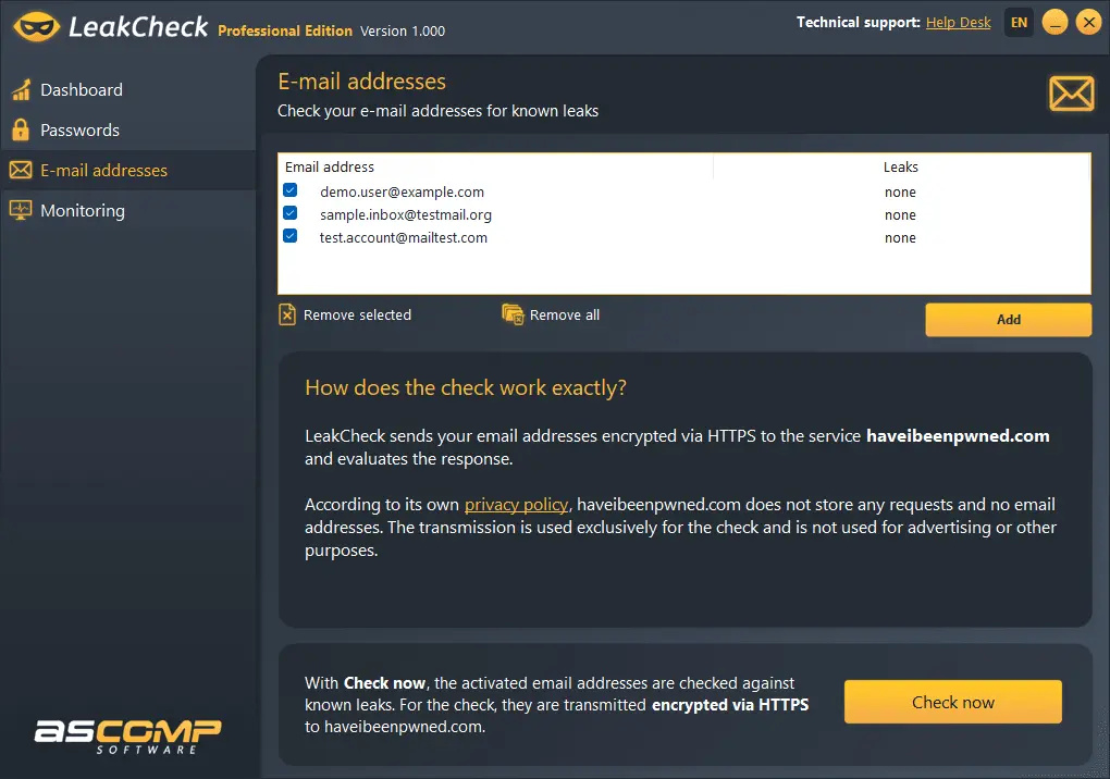 Screenshot 3 of LeakCheck