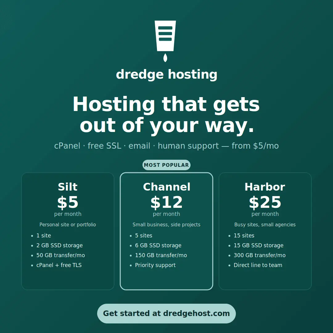 Screenshot 2 of Dredge Host | Simple Web Hosting