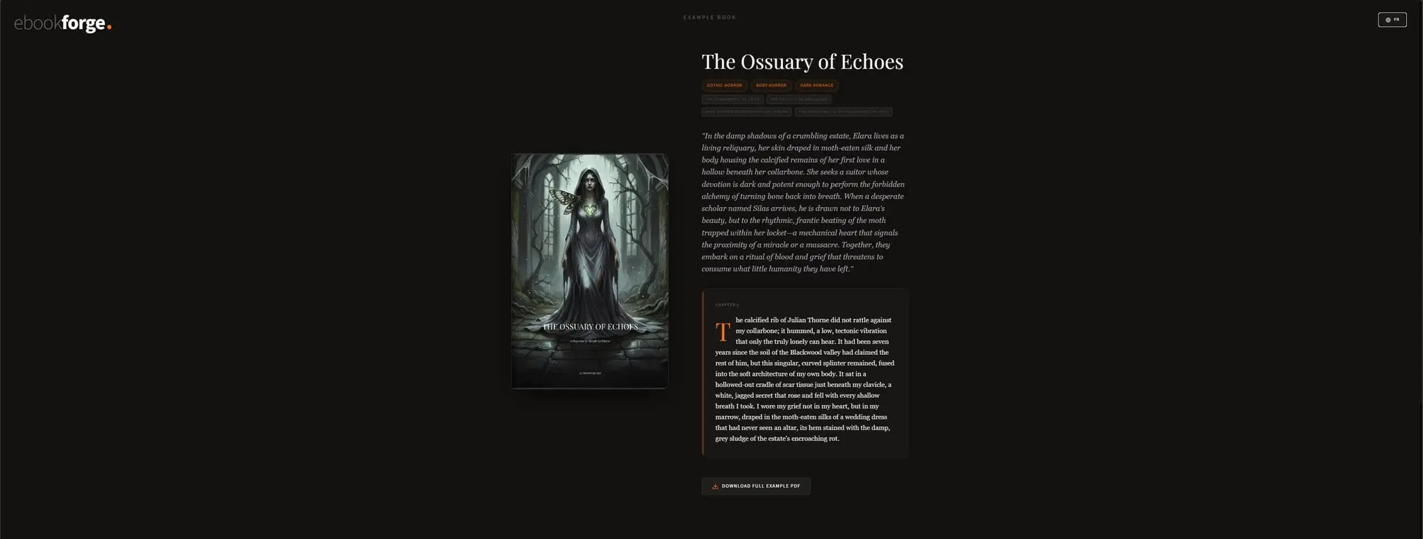 Screenshot 1 of EbookForge
