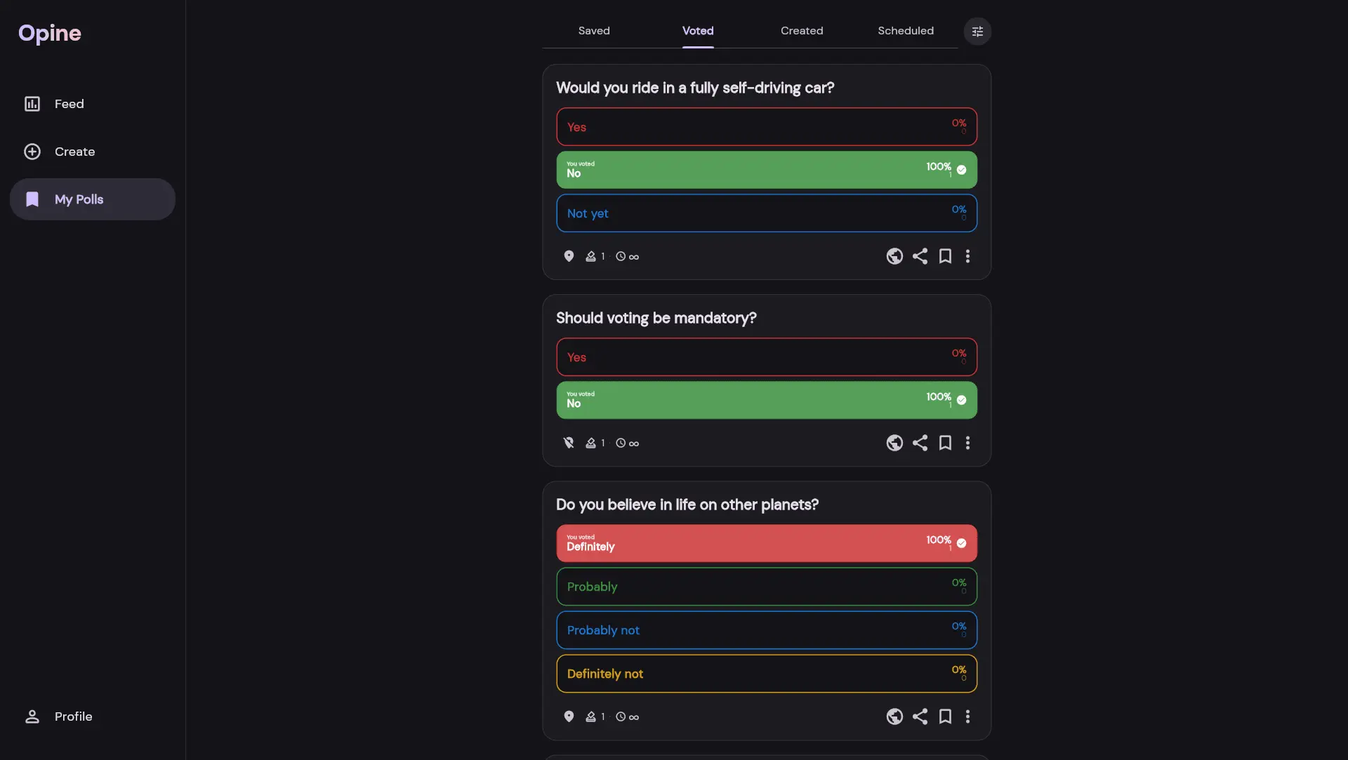 Screenshot 5 of Opine
