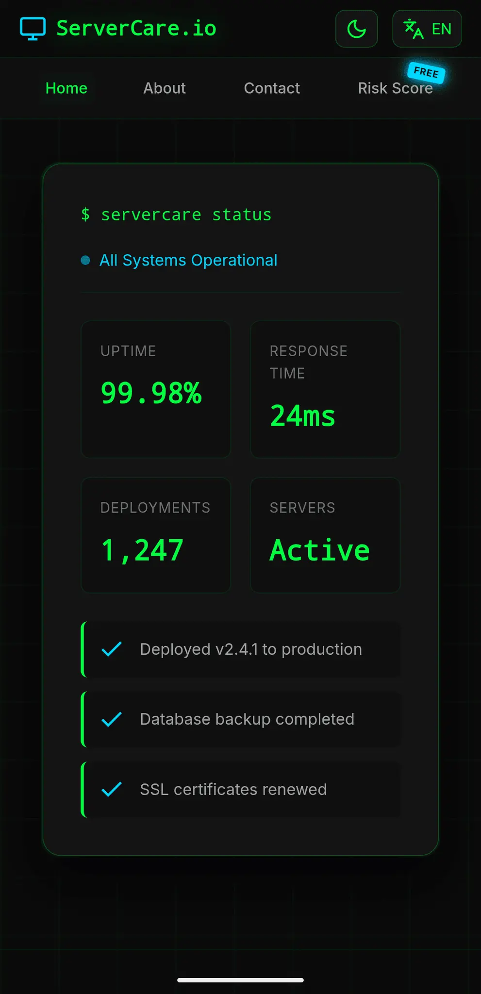 Screenshot 3 of ServerCare.io - Managed infrastructure