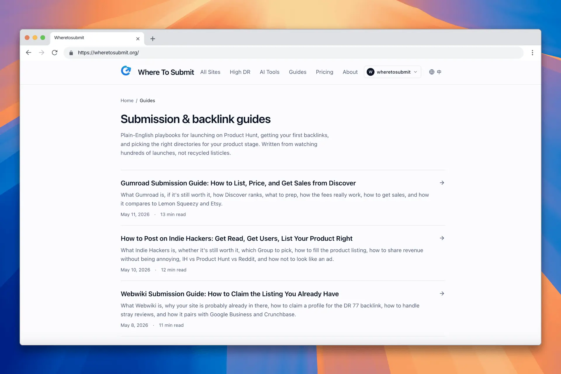 Screenshot 3 of Where To Submit