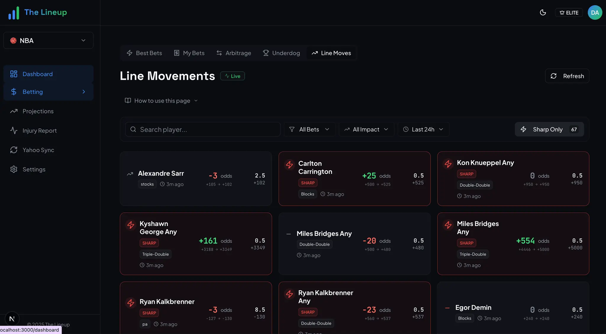 Screenshot 5 of THE LINEUP
