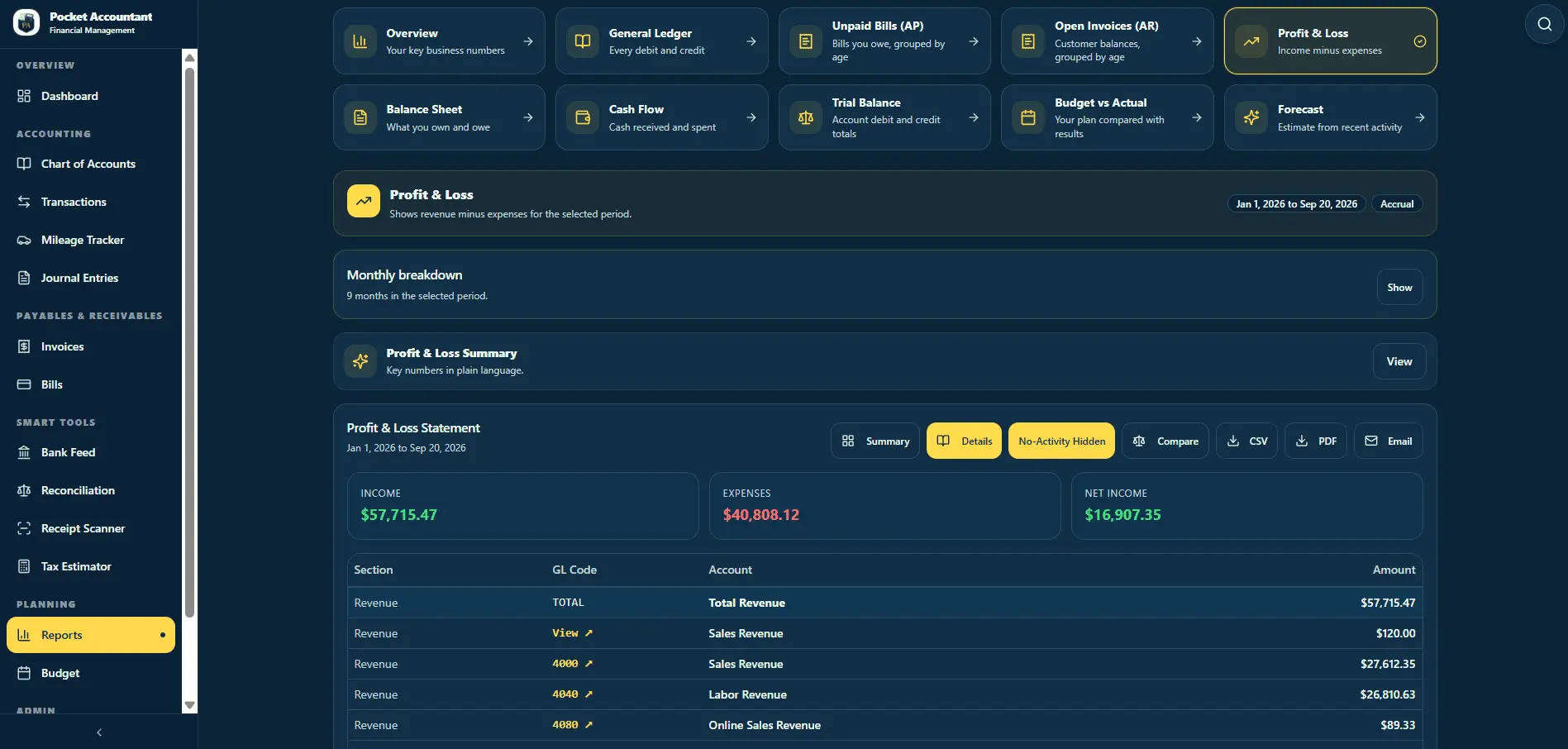 Screenshot 6 of Pocket Accountant