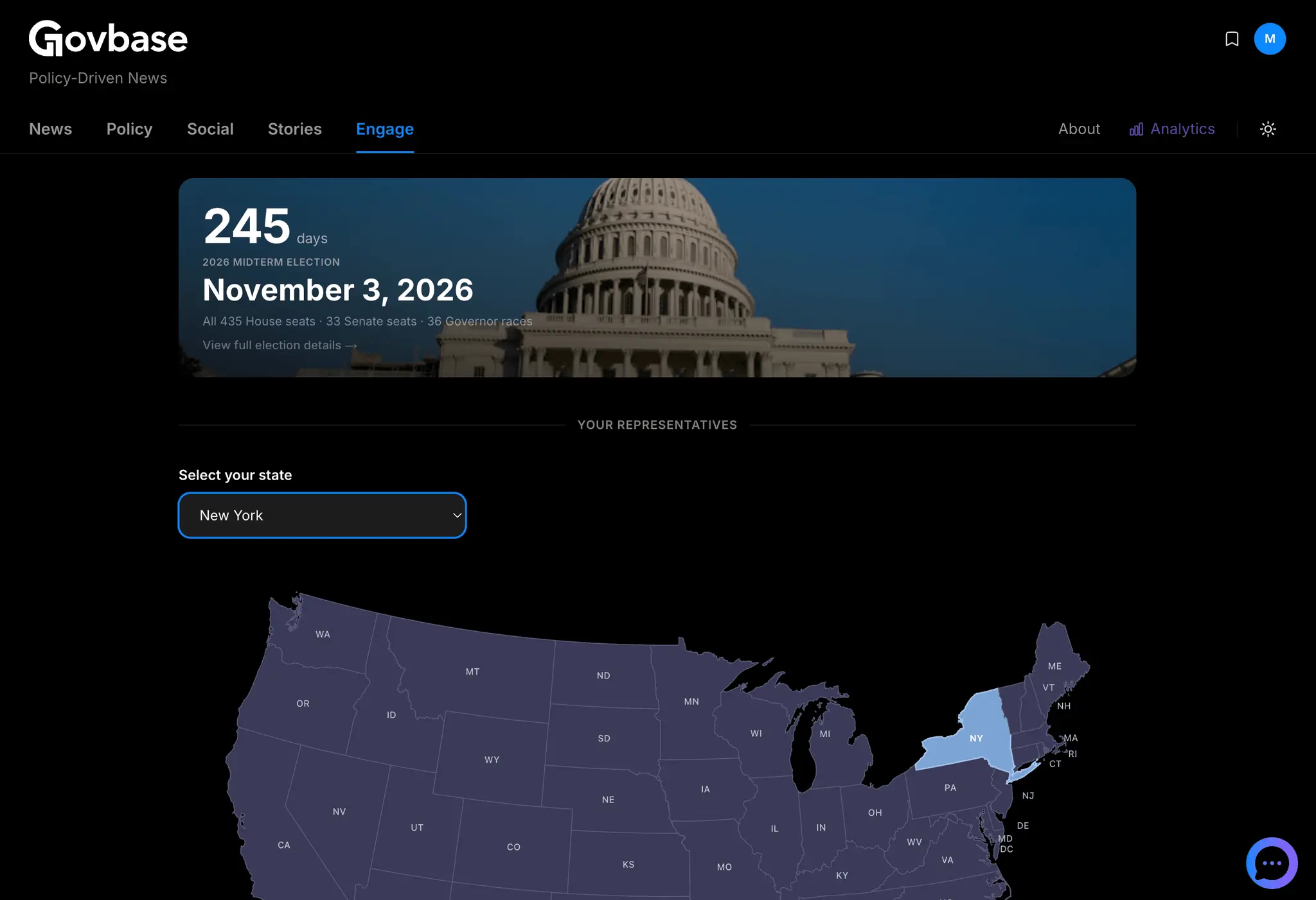 Screenshot 1 of Govbase