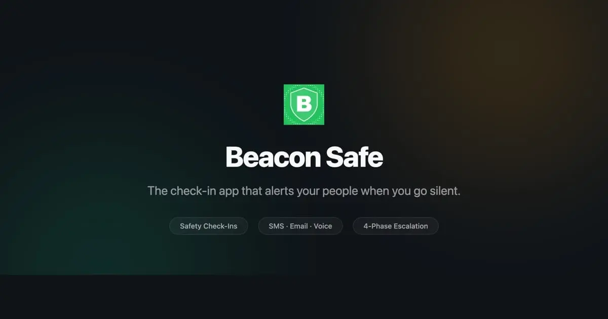 Screenshot 1 of Beacon Safe