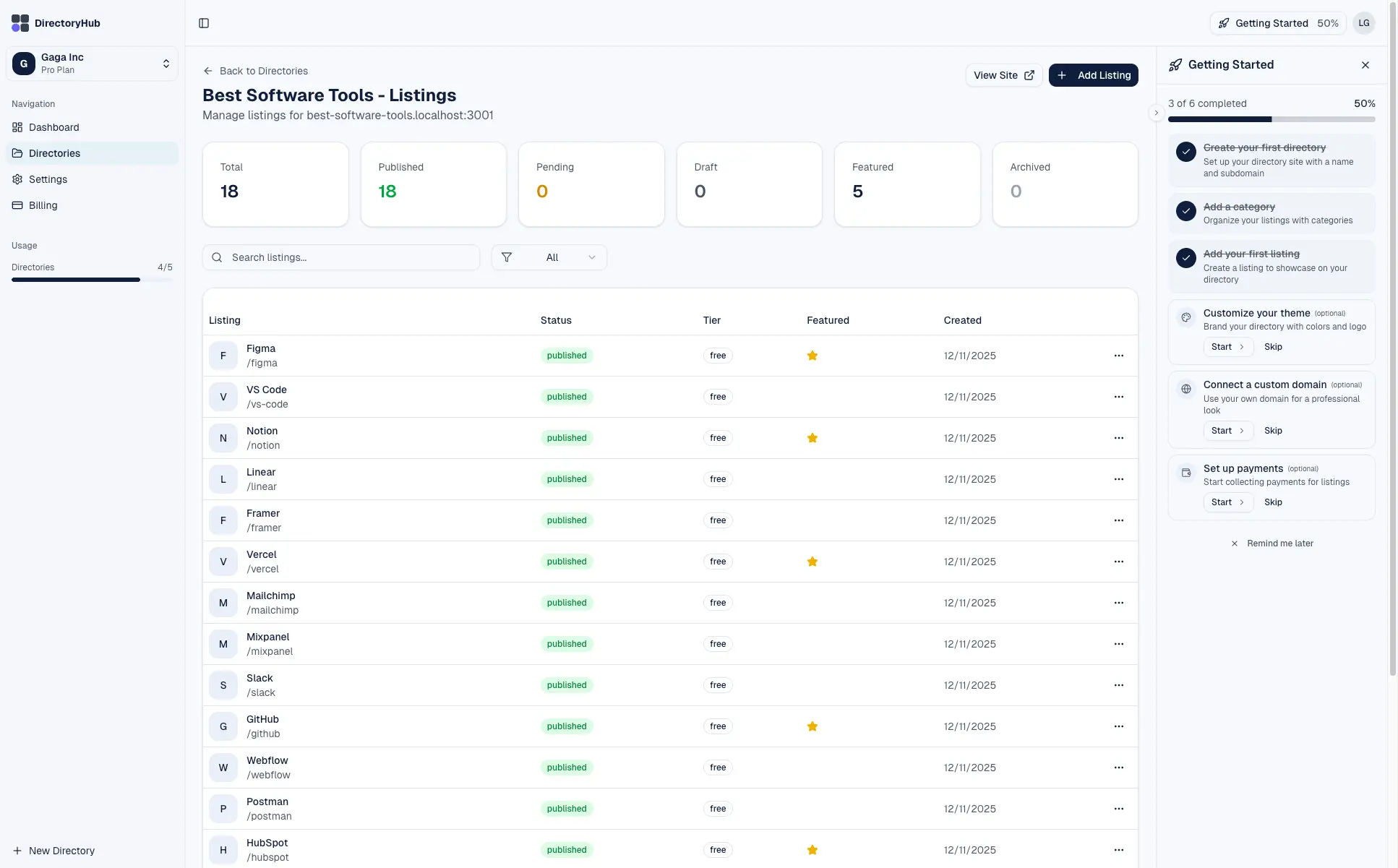 Screenshot 5 of DirectoryHub