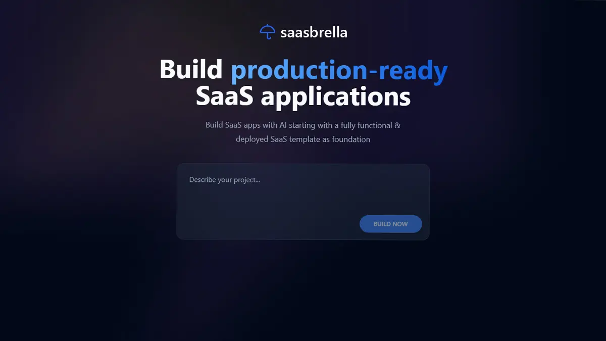 Screenshot 1 of saasbrella
