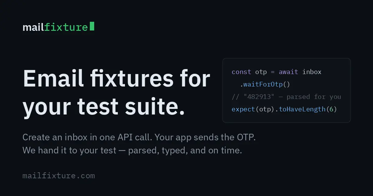 Screenshot 1 of mailfixture