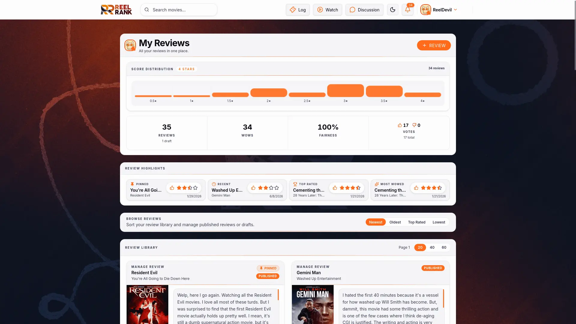 Screenshot 5 of ReelRank