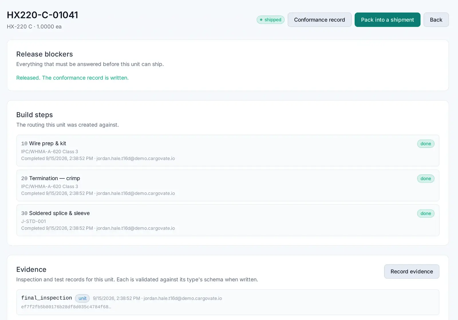 Screenshot 3 of Cargovate