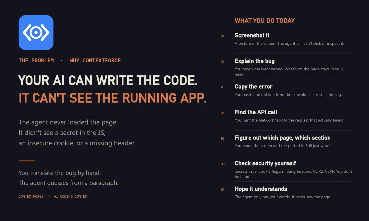 Screenshot 2 of ContextForge → AI Coding Context