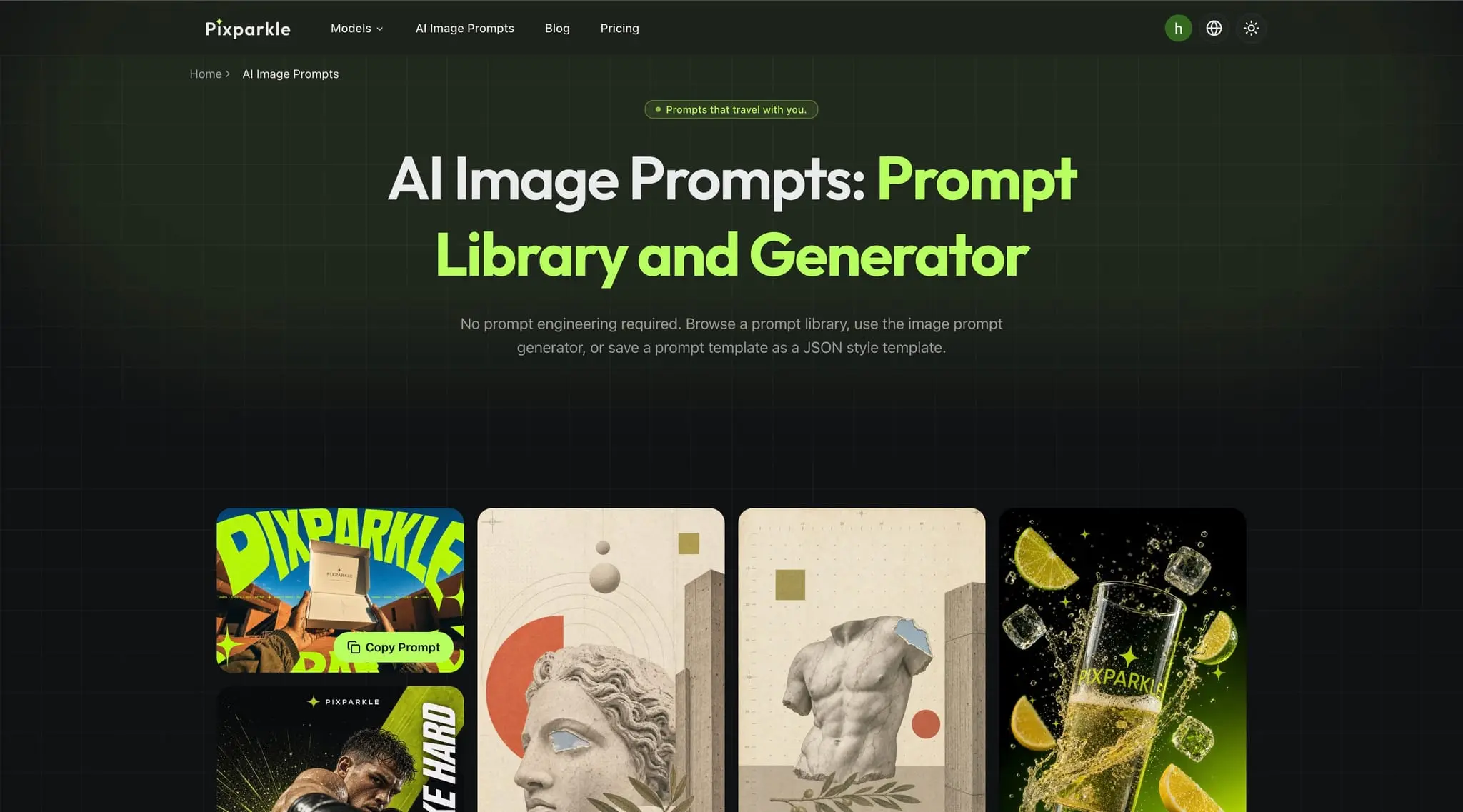 Screenshot 2 of AI Image Prompts