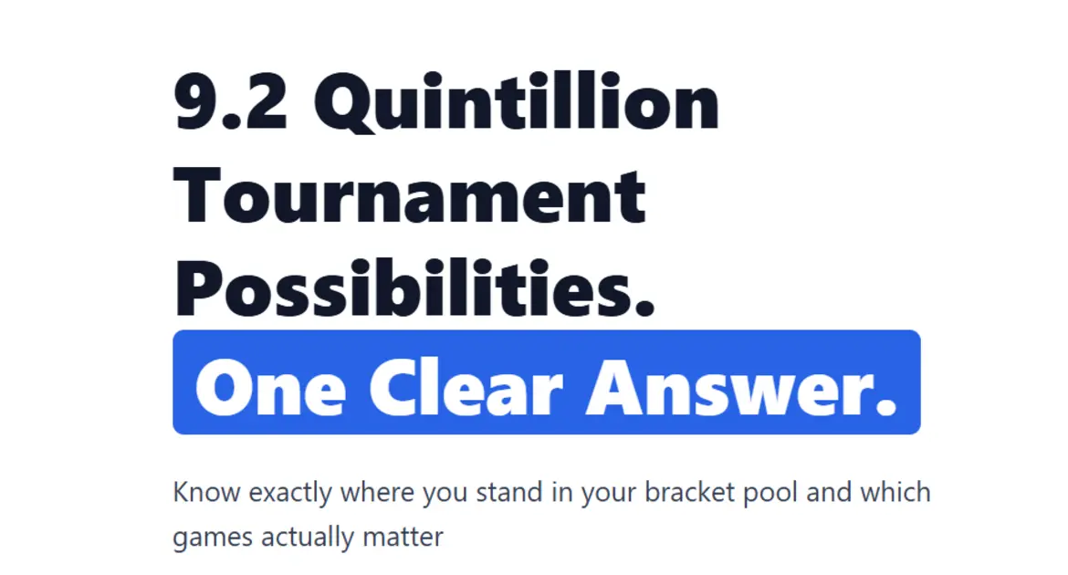 Screenshot 1 of My Bracket Sim