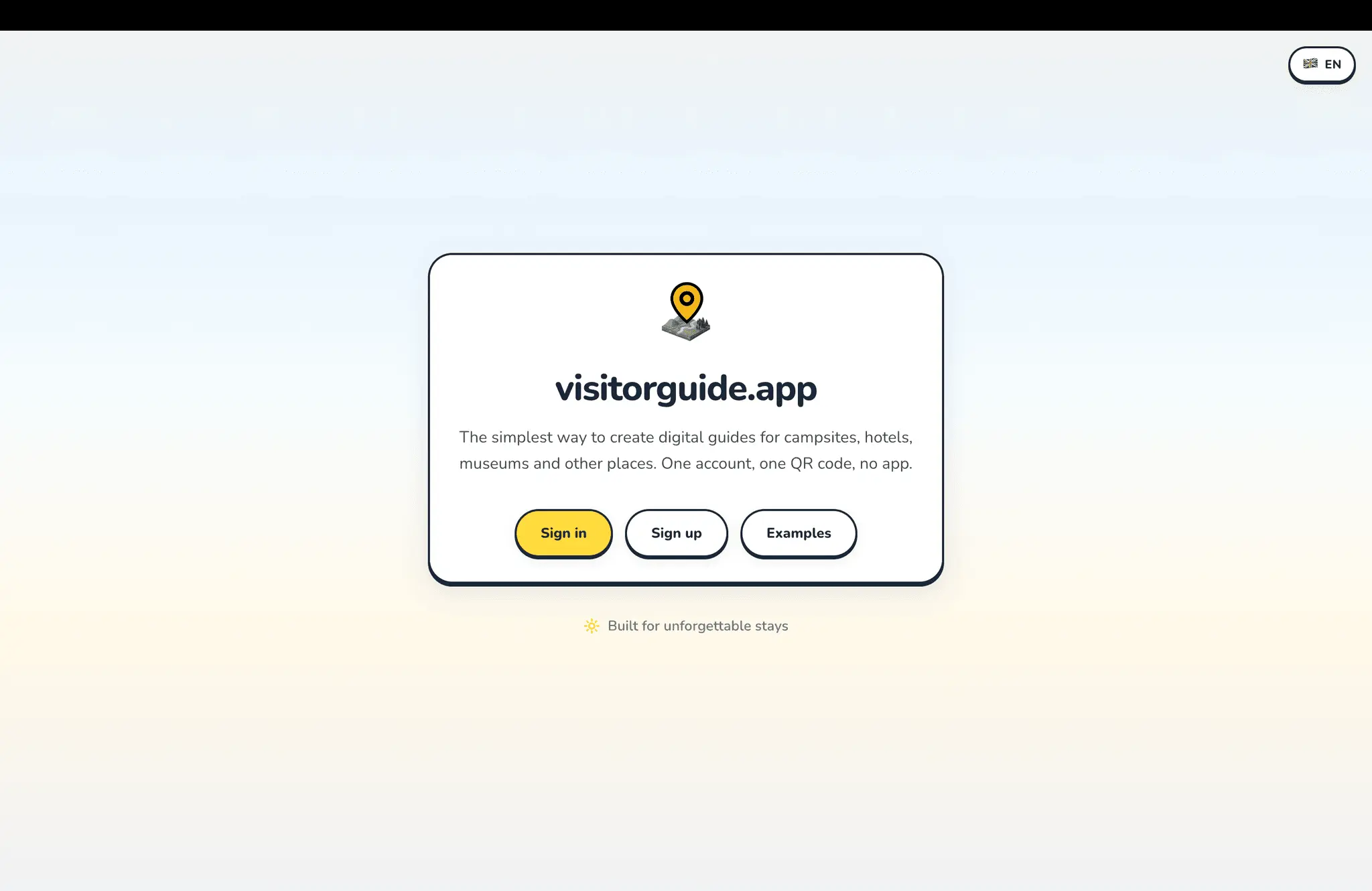 Screenshot 1 of visitorguide.app