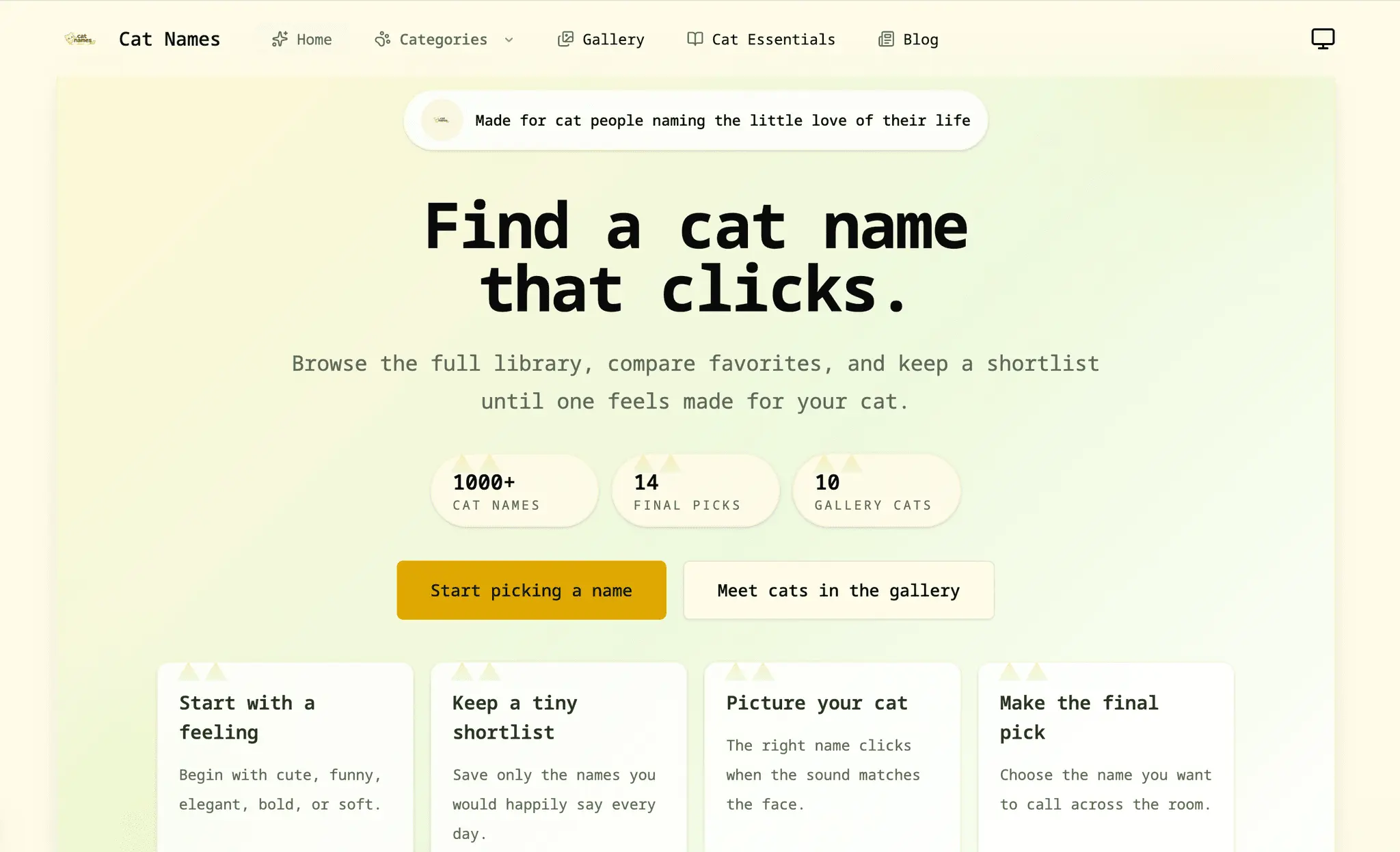Screenshot 2 of catnames