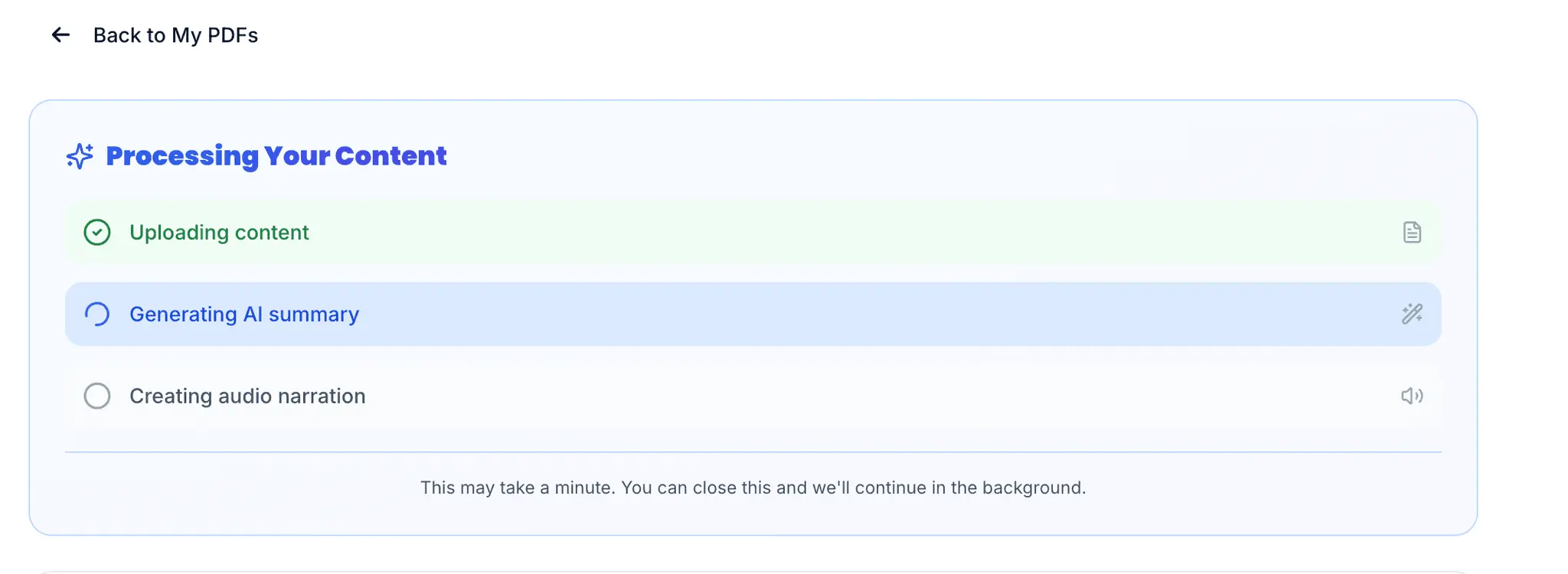 Screenshot 4 of VoiceBrief.io