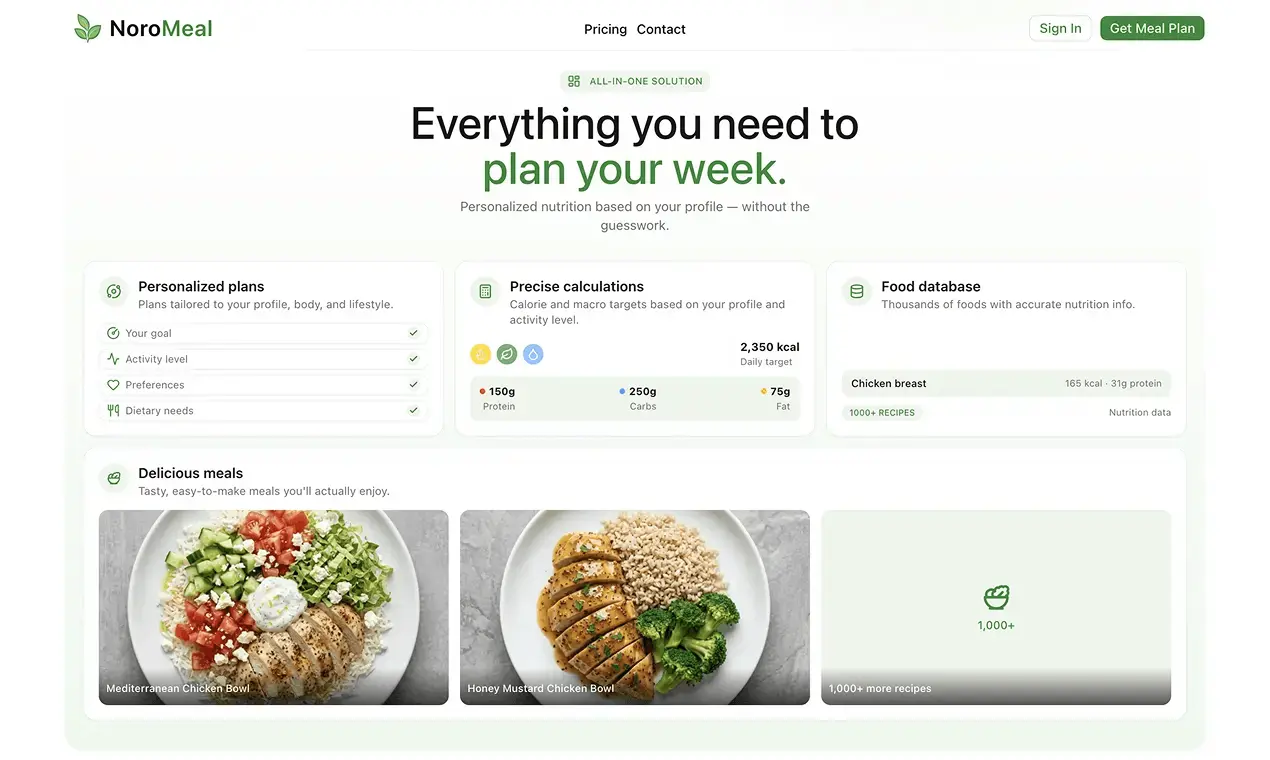 Screenshot 2 of NoroMeal