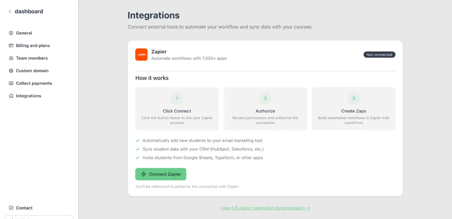 Screenshot 1 of learnfrom.co