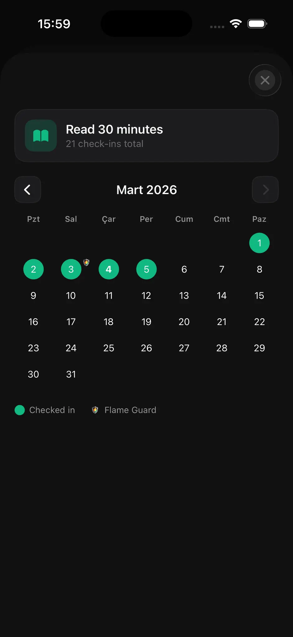 Screenshot 5 of 66-Day Streak: Habit Builder