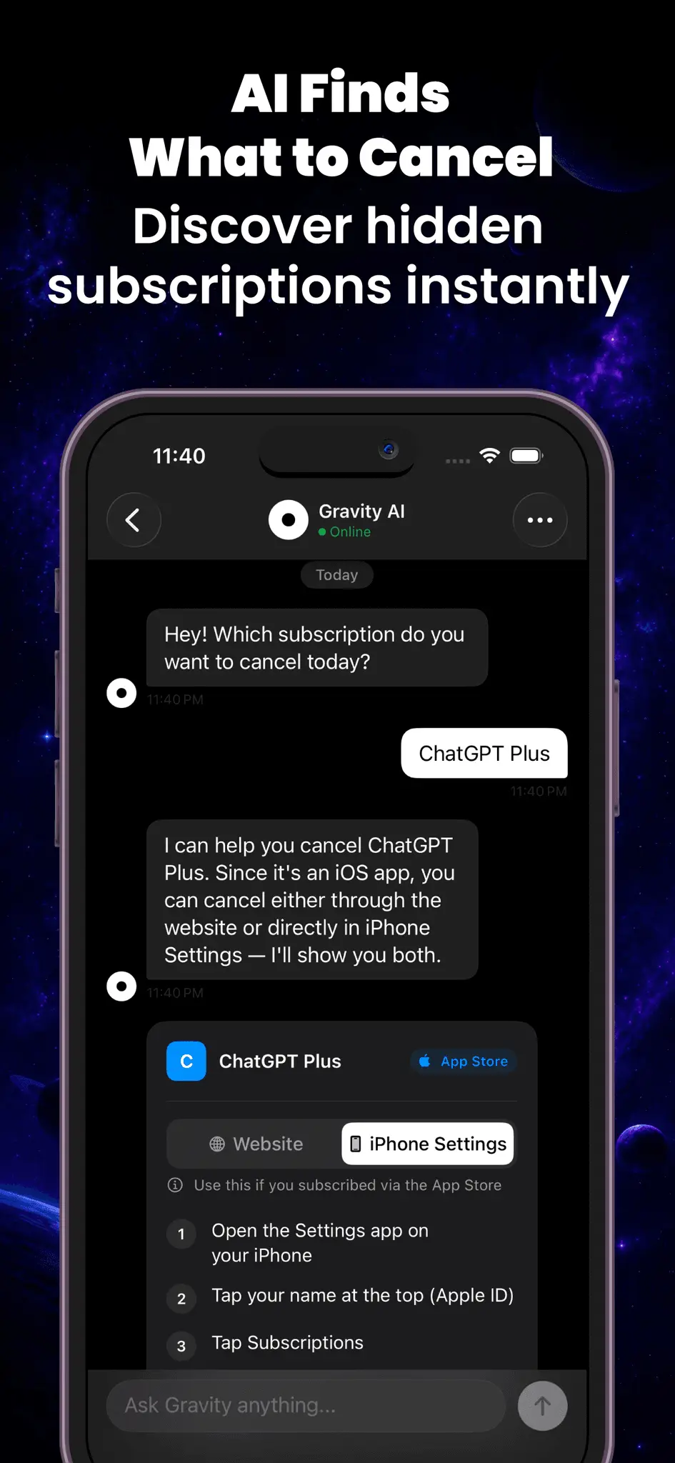 Screenshot 3 of Gravity
